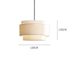 Liora Fabric Pendant Chandelier
