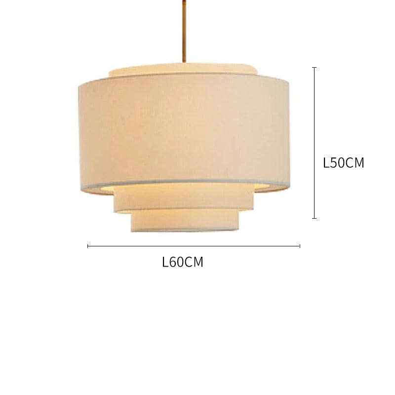 Liora Fabric Pendant Chandelier
