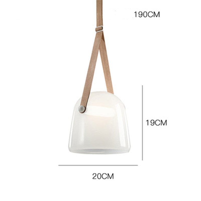 Luz de cinturón de vidrio Kirrea